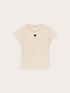 Jersey t-shirt with sequin heart image number 4
