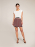 Jacquard knit skirt with Double Love pattern image number 0