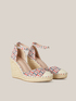 Canvas wedge sandals image number 1