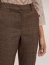 Prince of Wales check cigarette pants image number 3