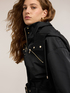 Bomber jacket with nylon belt image number 3