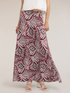 Falda evas&eacute; maxi en marocaine con estampado image number 2