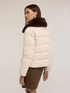 Heavy short down jacket with high collar image number 1