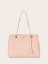 Quilted faux leather Shopping bag image number 0