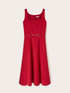 Flared dress with metal loop image number 4