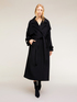Long wool blend coat with belt image number 2