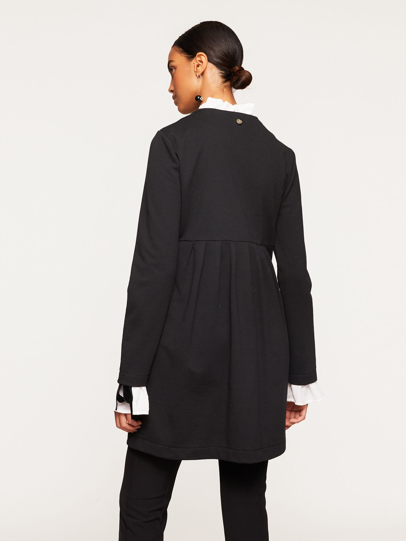 Cappotto senza collo in felpa image number 1