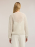 Cardigan en tricot m&eacute;lang&eacute; mohair avec paillettes image number 1