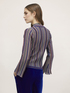 Pull lurex avec manches cloche image number 1