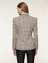 Chequered micro-pattern double-breasted jacket image number 1