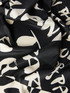 Scarf with lettering print image number 1