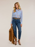 Camicia in organza con tasche image number 0