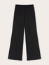 Solid colour palazzo trousers image number 3