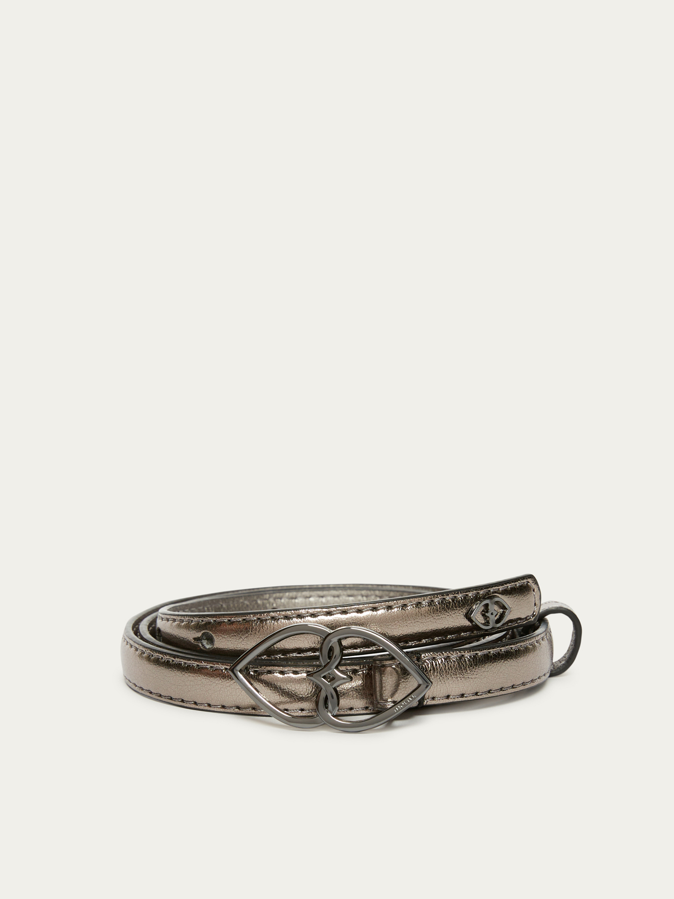 Belt with Double Love buckle image number 0