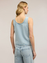Top en denim avec cristaux image number 1