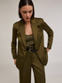 Blazer monopetto in raso image number 0