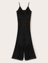 Long pleated georgette jumpsuit image number 4