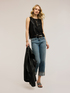 Mesh top with sequins image number 2