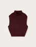 Wool blend knit waistcoat image number 4