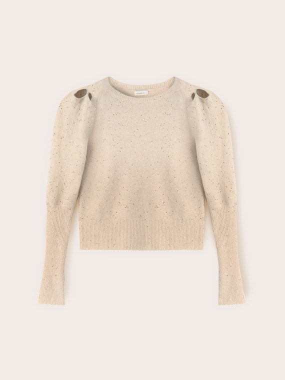 Mohair sweater with sequins