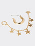 Long earrings with stars image number 1