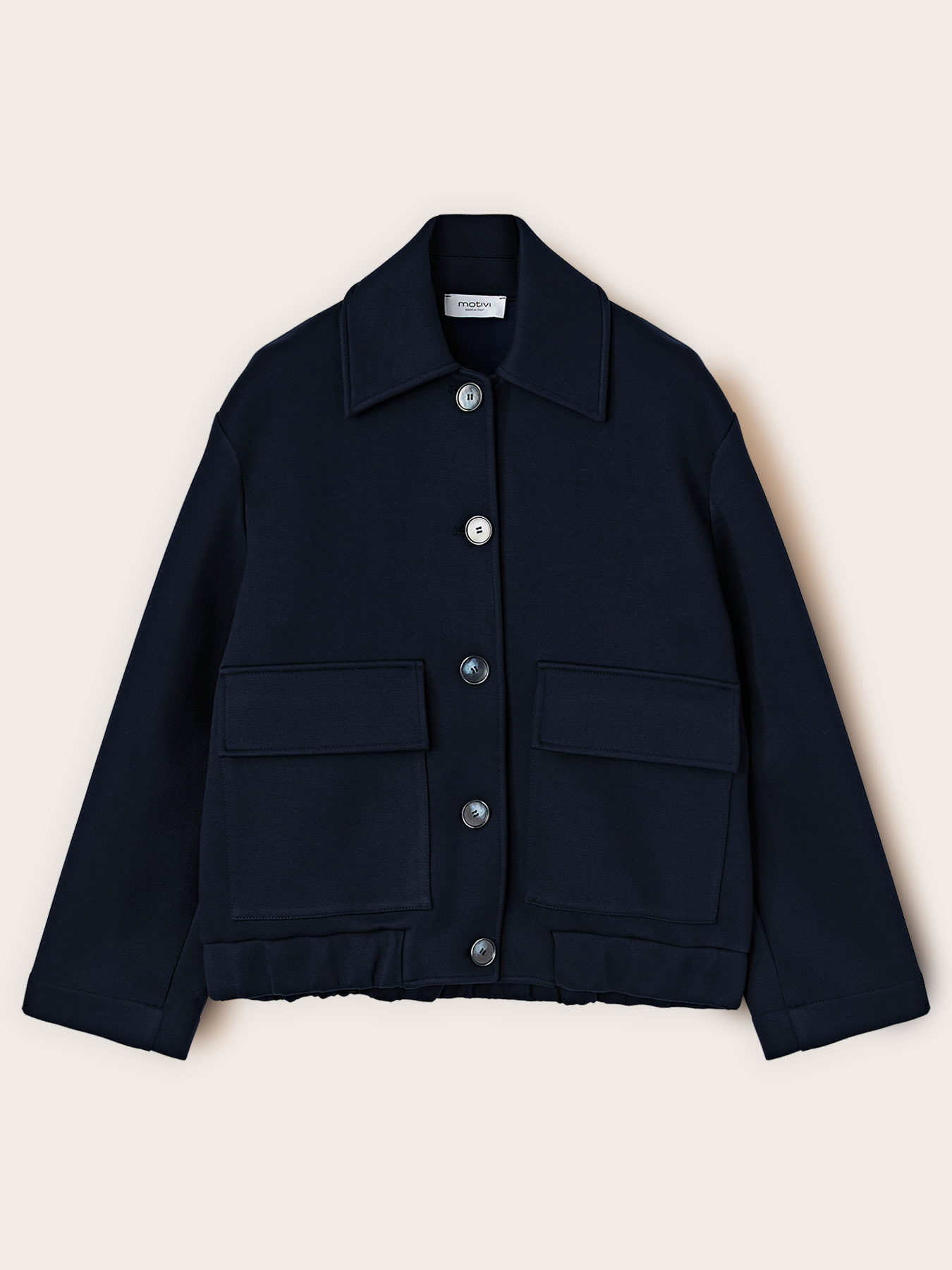 Veste boxy en scuba image number 4