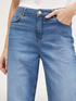 Wide fit jeans with ironed crease image number 2