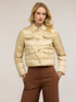 Short lightweight down jacket with jewel buttons image number 0