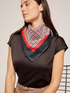 Foulard stampa Double Love image number 2
