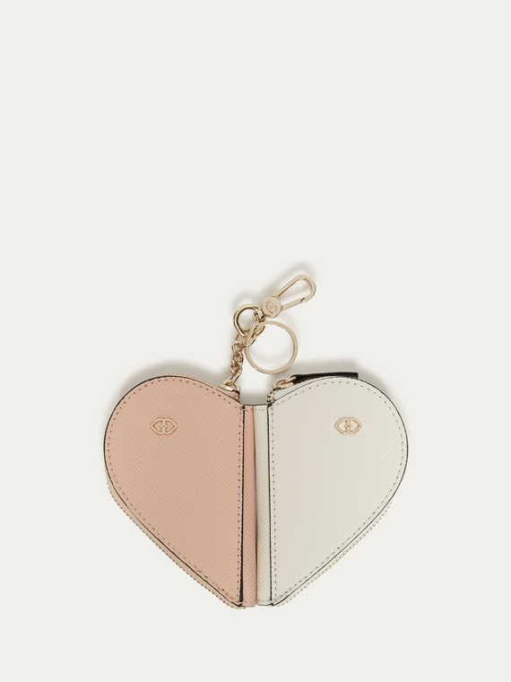 Porte-clefs mini bag Double Love