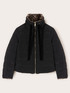 Reversible faux fur effect jacket image number 6
