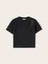 T-shirt en jersey avec applications florales image number 4