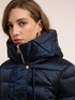 Shiny nylon puffer jacket image number 3