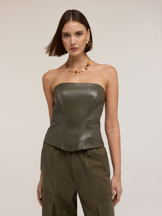Strukturiertes Bustier-Top
