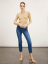 Skinny-Jeans mit Knopf-Motiv image number 3