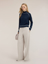 Wool and silk blend knit turtleneck image number 2