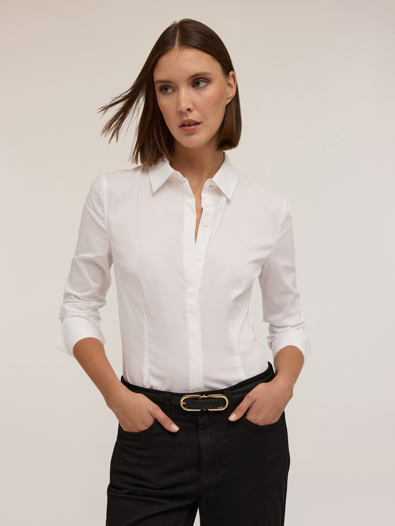 Camicia in popeline image number 2