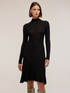 Ausgestelltes Kleid aus feinem Rippstrick image number 0