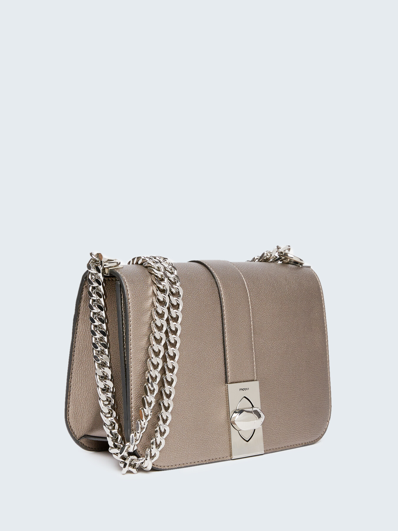 Borsa a tracolla laminata image number 1