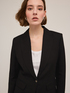 Blazer monopetto misto lino image number 3