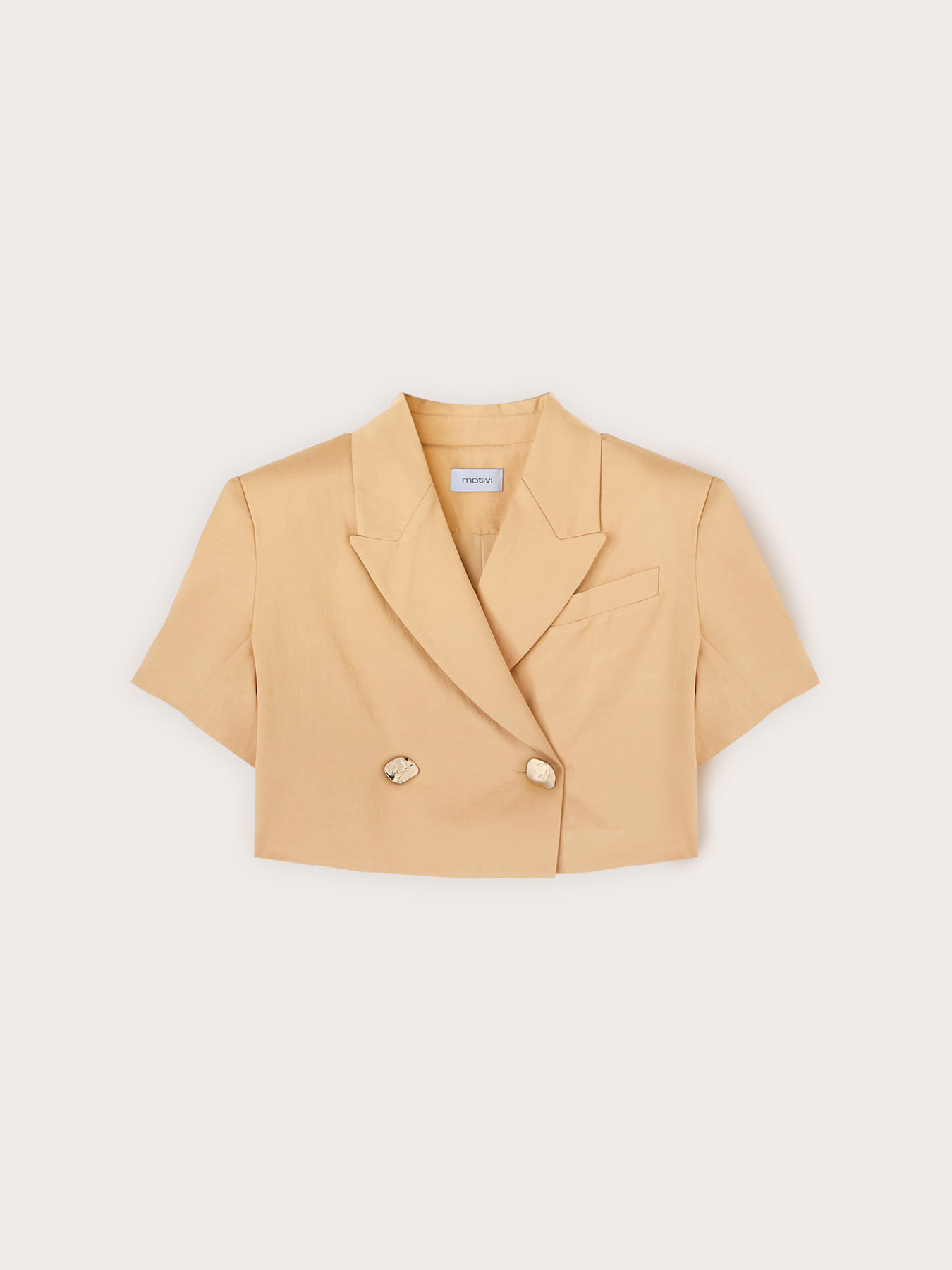 Kurze Jacke aus Leinenmischung image number 4
