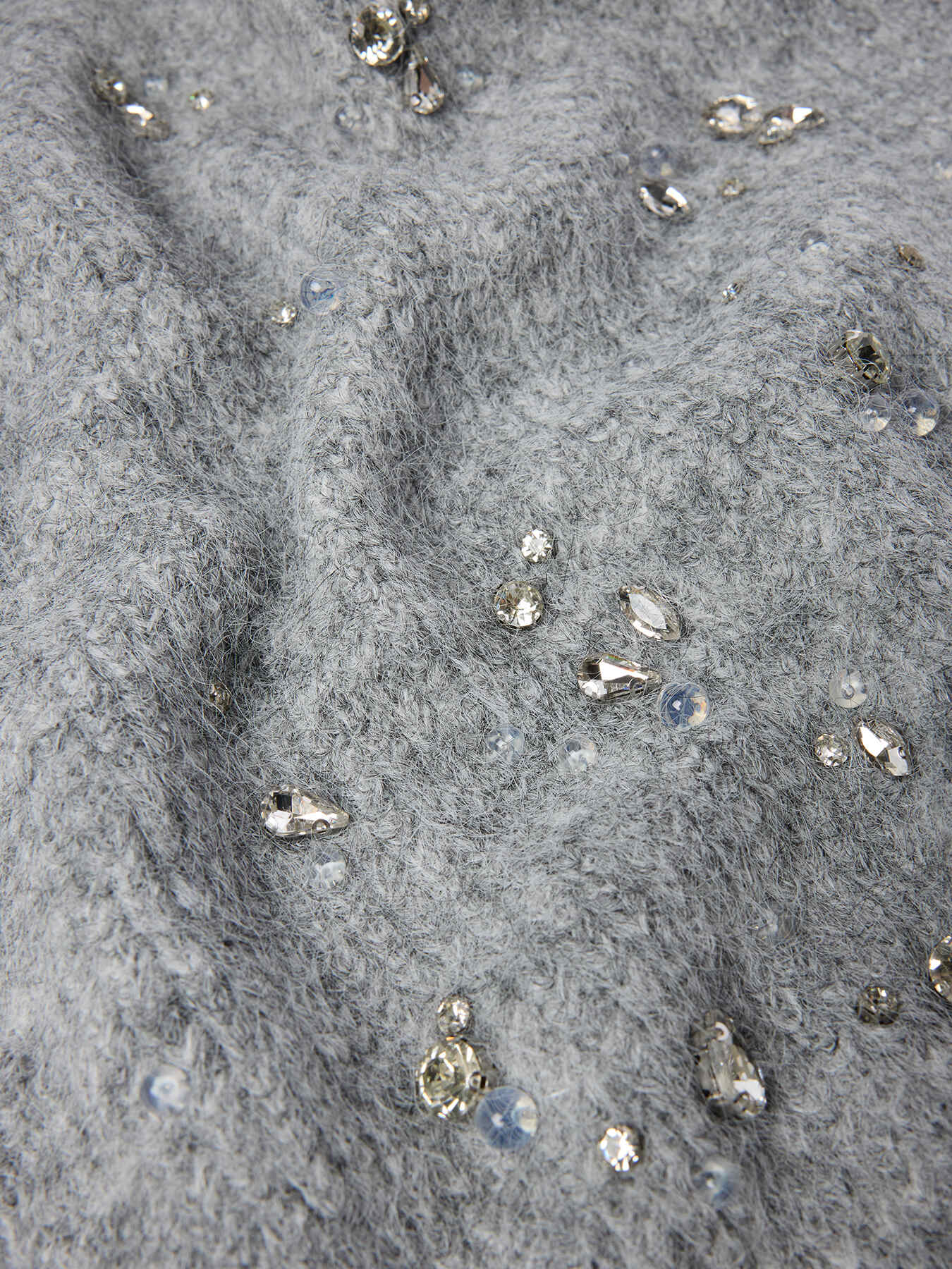 Schal aus Wollmischung mit Applikationen image number 2