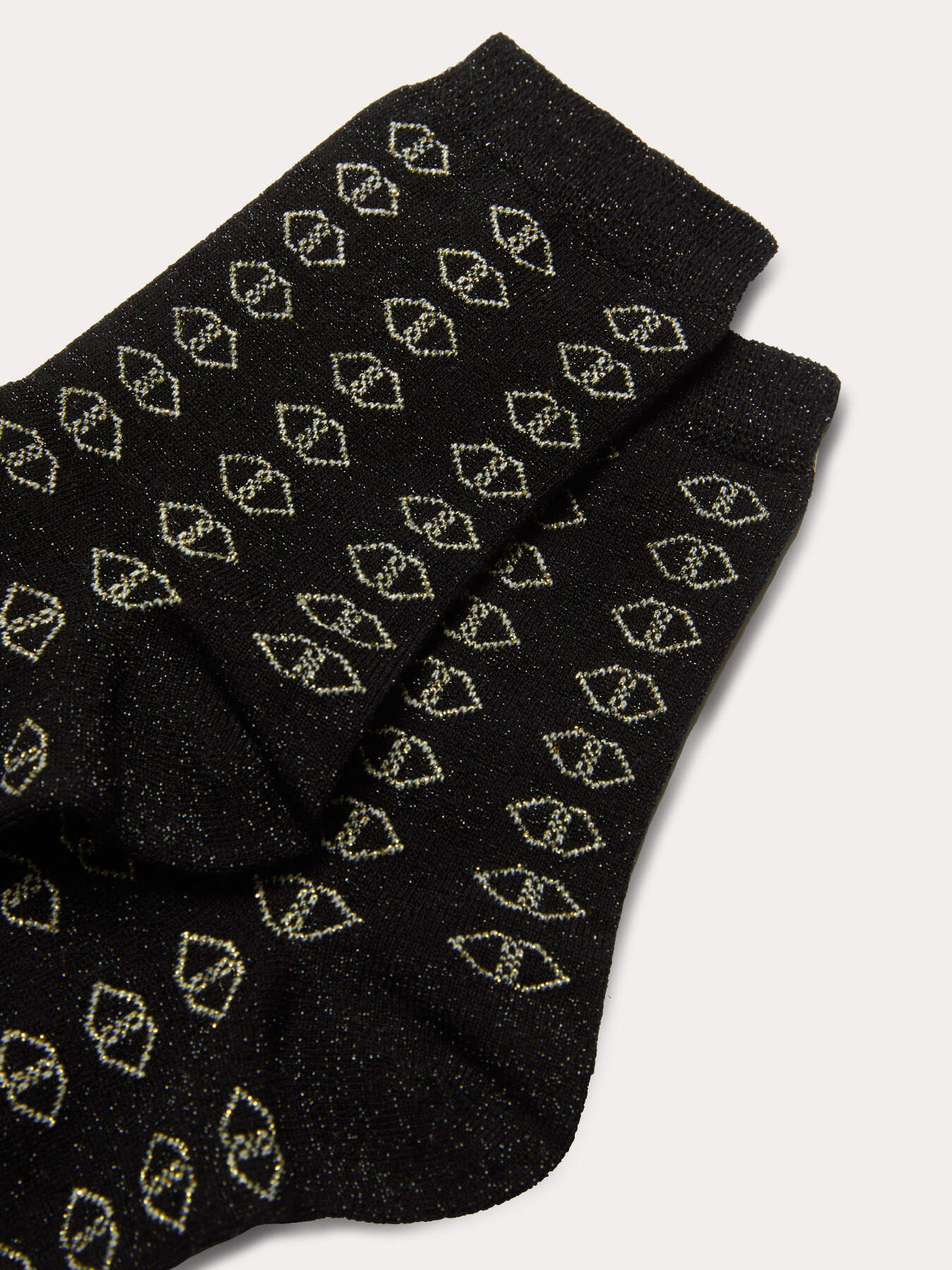 Double Love jacquard socks image number 1
