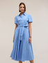 Gestreiftes Hemdblusenkleid image number 2