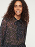 Blouse avec n&oelig;ud avec imprim&eacute; fleurs image number 0