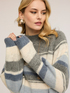 Gestreifter Pullover aus Wollmischung image number 3
