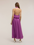 Asymmetric long dress with open back image number 1