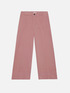 Pantaloni wide leg in cotone tinto in capo image number 3