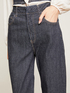 Jeans wide leg gessati image number 2