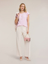Blouse en cr&ecirc;pe de chine avec plis image number 3